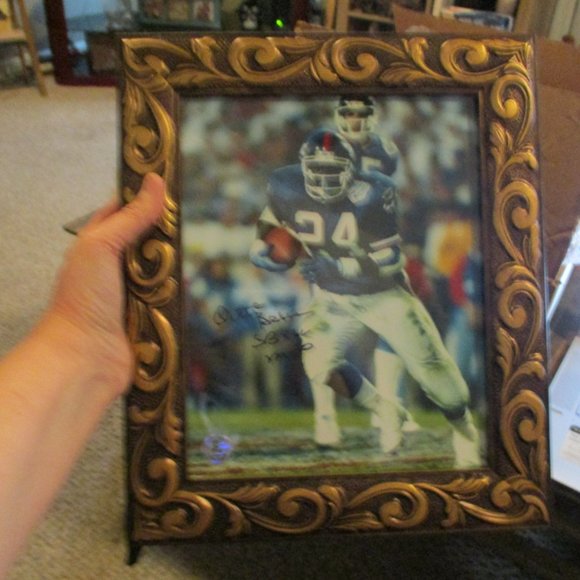 Athlon Sports Ottis Anderson Signed New York Giants 8x10 Photo Custom Framed - Picture 2 of 7